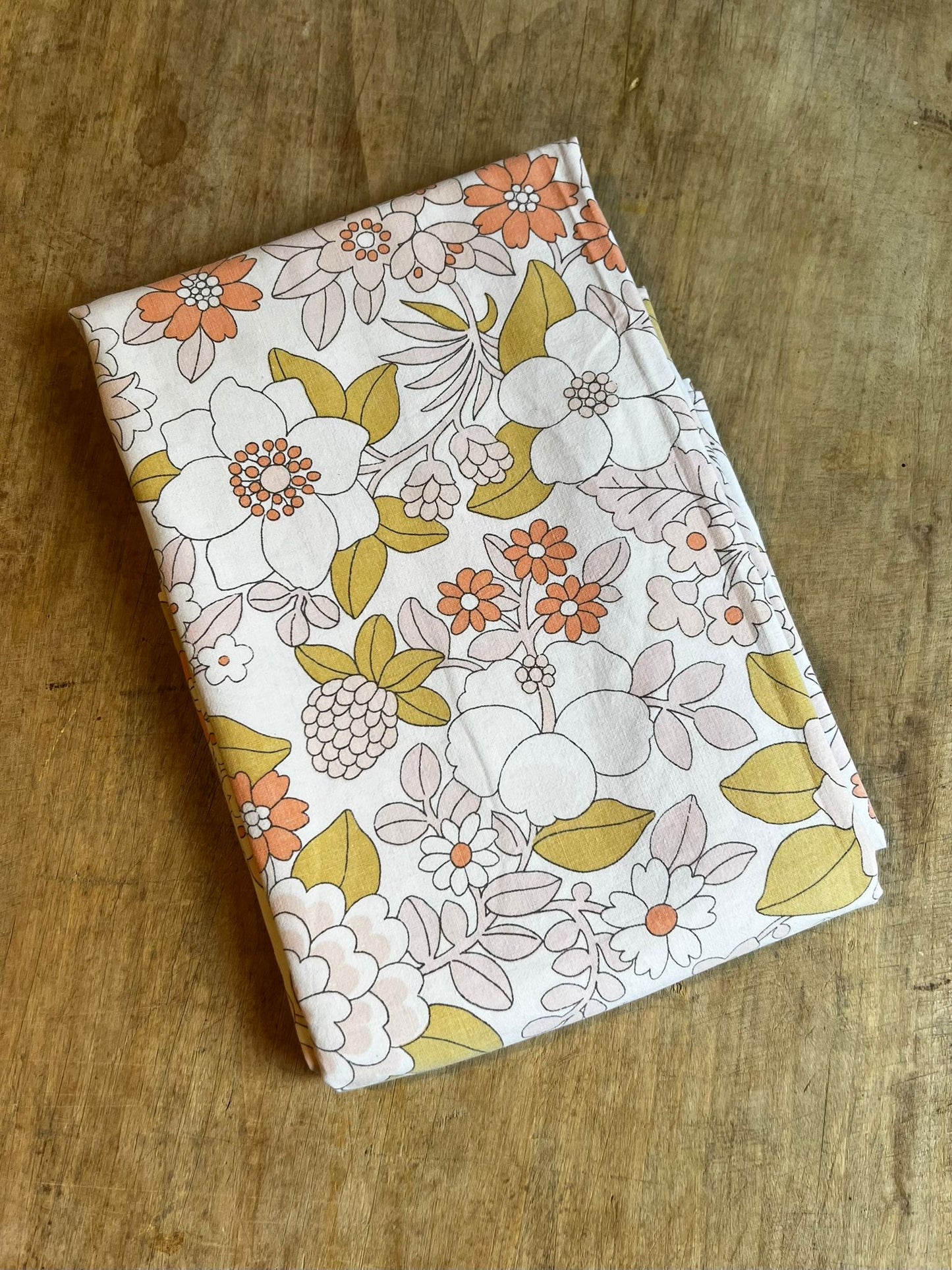 Grande nappe vintage 1970 coton