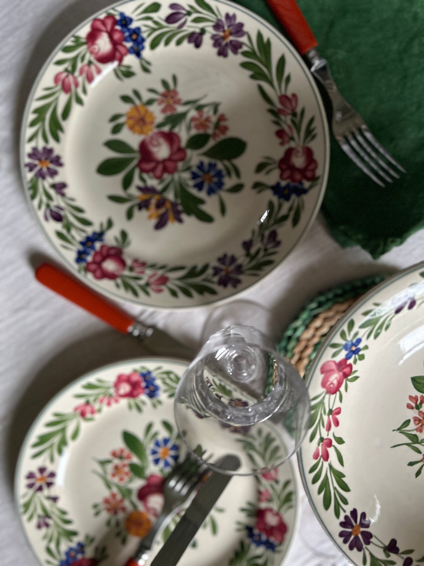 Assiette Sarreguemines