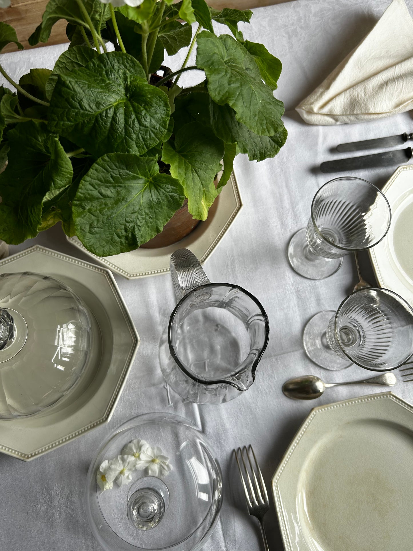 Assiette creuse Creil et Montereau 24cm