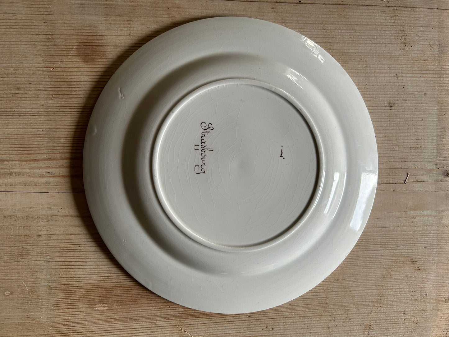 Assiettes plates - Strasbourg