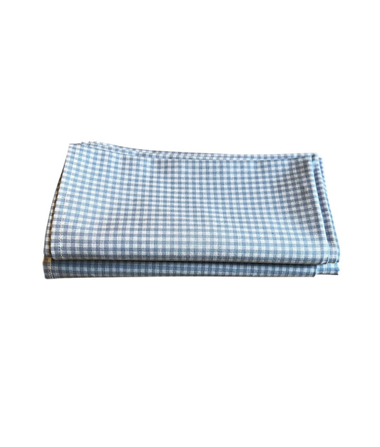 Serviette de table vichy bleu