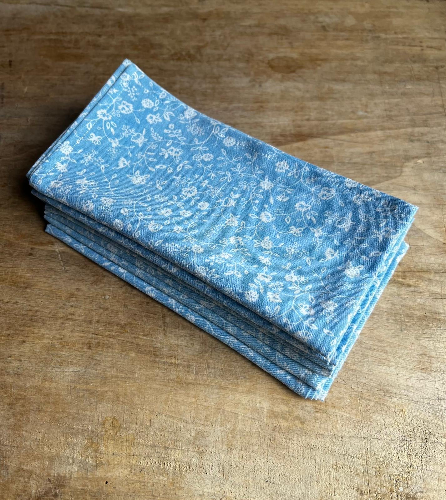 Serviettes de table en coton recyclé
