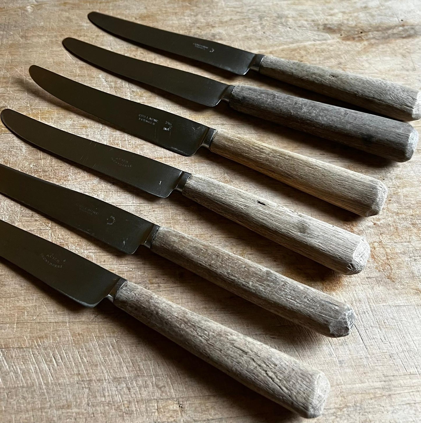 Couteaux manche bois