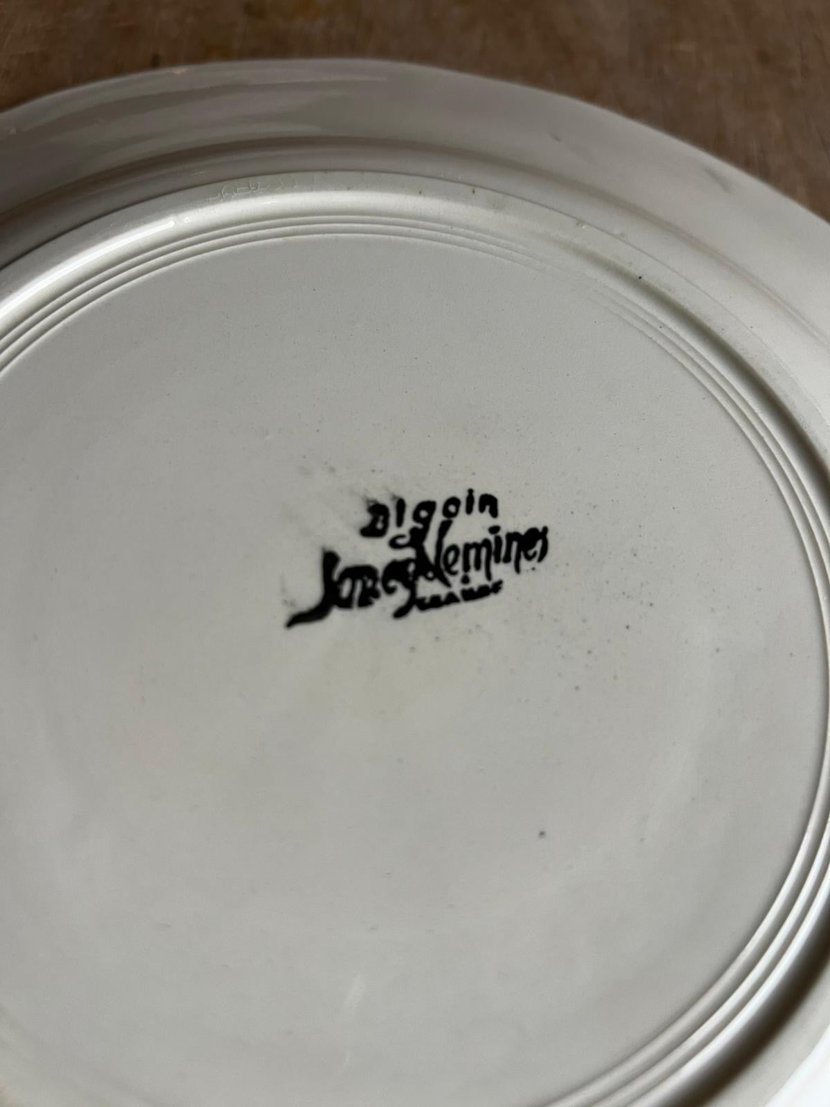 Assiette Sarreguemines