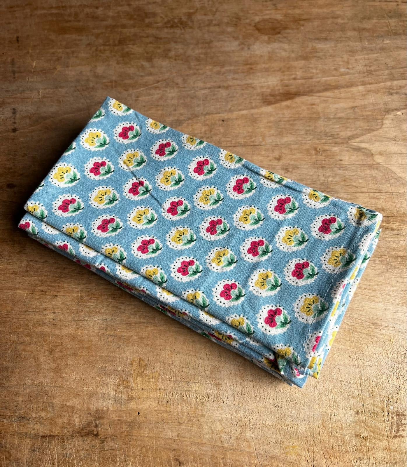 Serviettes de table coton recyclé