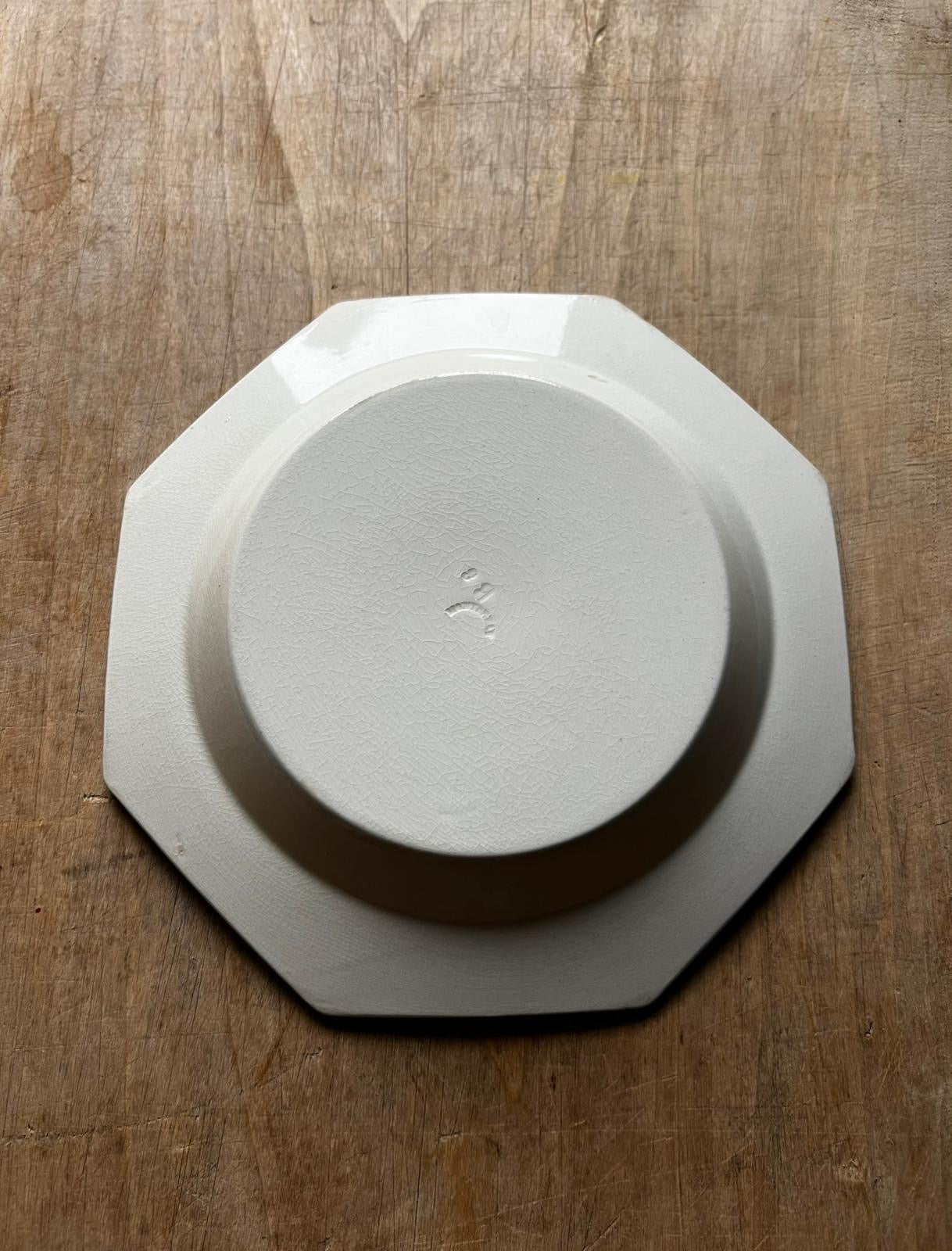 Assiette creuse Creil et Montereau 24cm