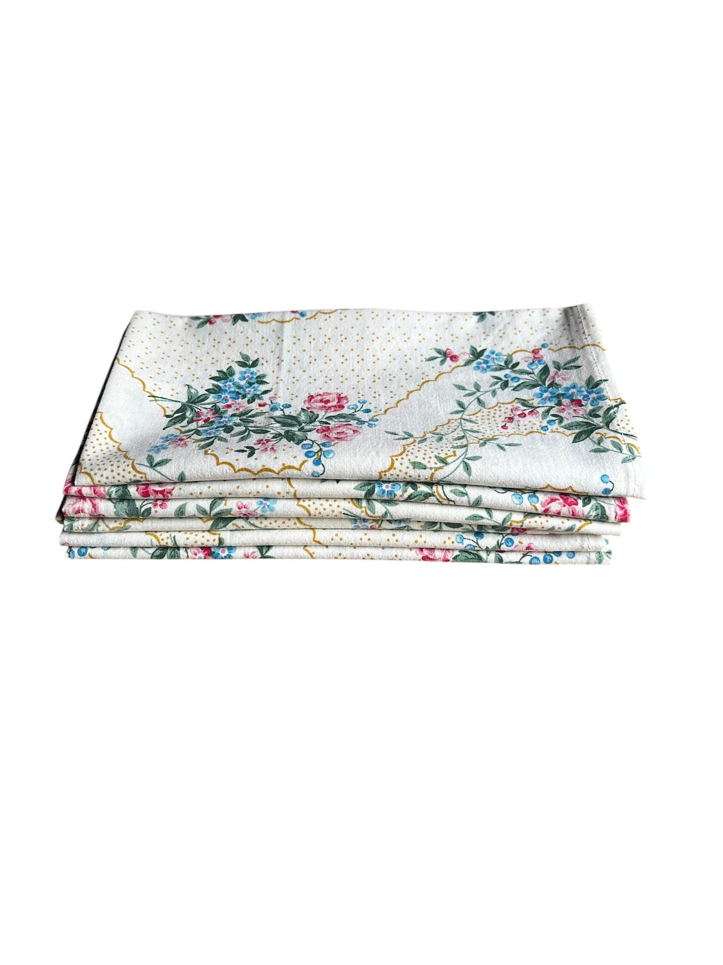 Serviettes de table en coton recyclé