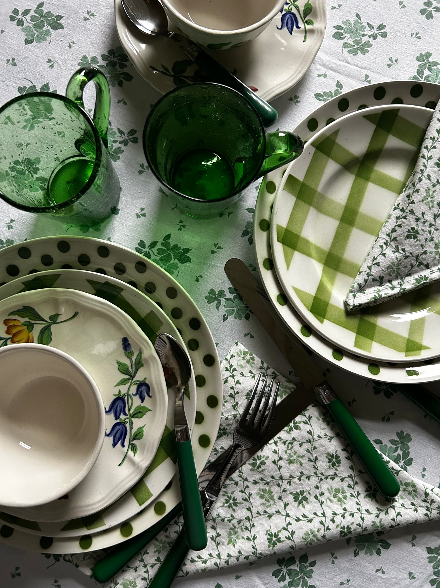 Tasse et soucoupe Sarreguemines