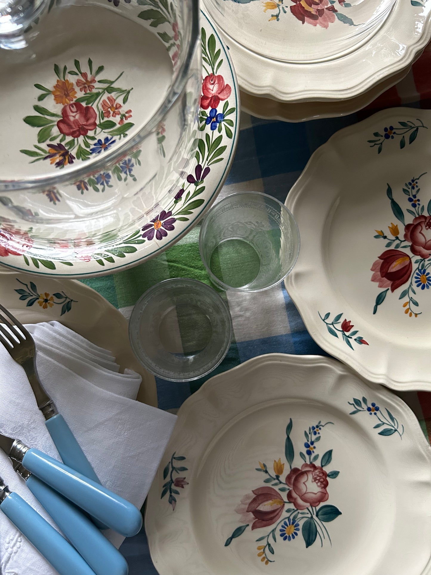 Assiette à dessert Digoin Sarreguemines