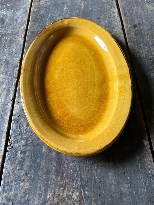 Plat oval (moyen) -  Vallauris