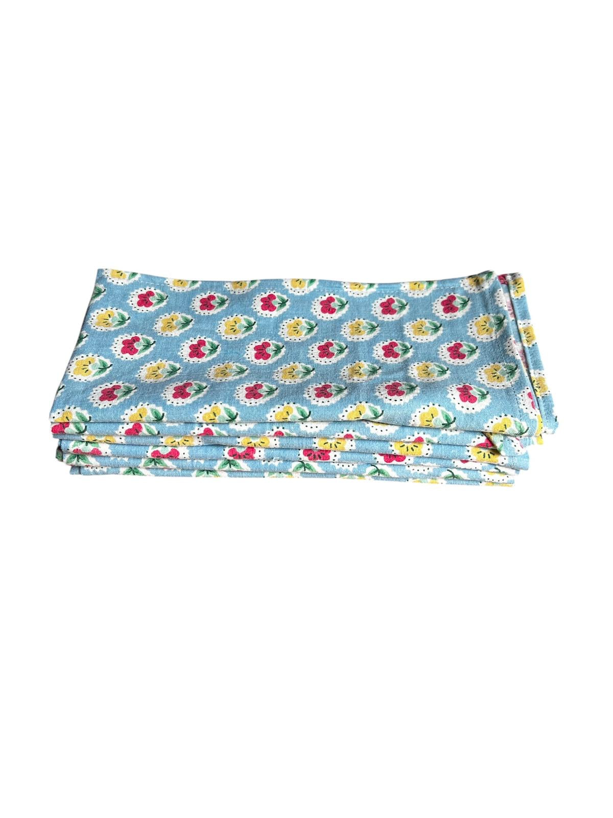 Serviettes de table coton recyclé