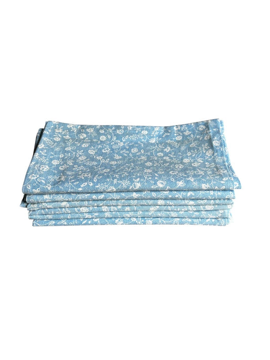 Serviettes de table en coton recyclé