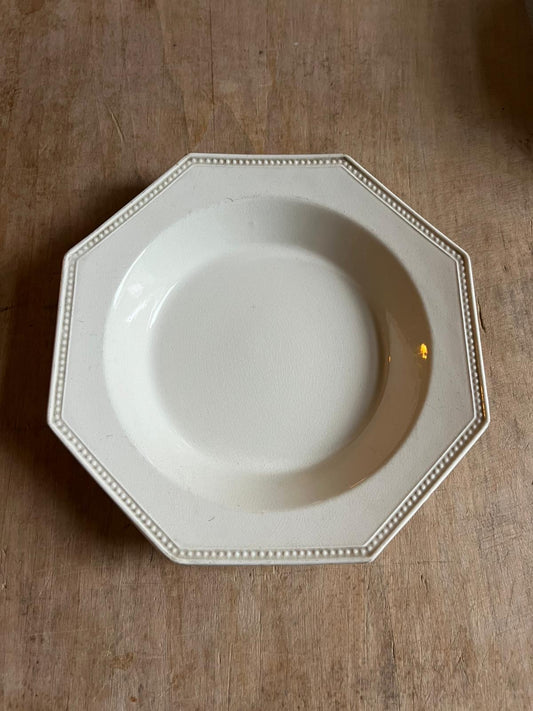 Assiette creuse Creil et Montereau 24cm